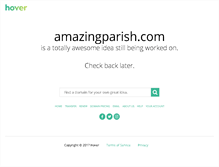 Tablet Screenshot of amazingparish.com